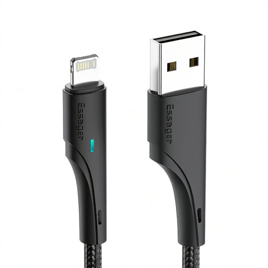 Cable ESSAGER USB-A a Lightning Carga Rápida 2,4A