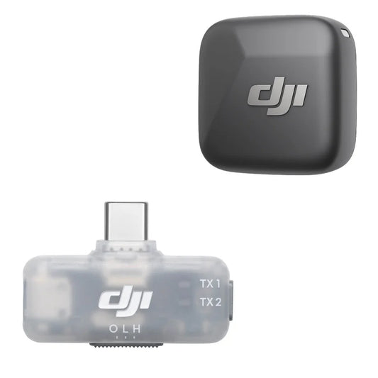 DJI Mic Mini + Receptor USB-C | Micrófono Inalámbrico para iPhone y Android