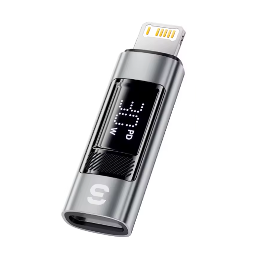 Adaptador ESSAGER Tipo-C a Lightning OTG 30W