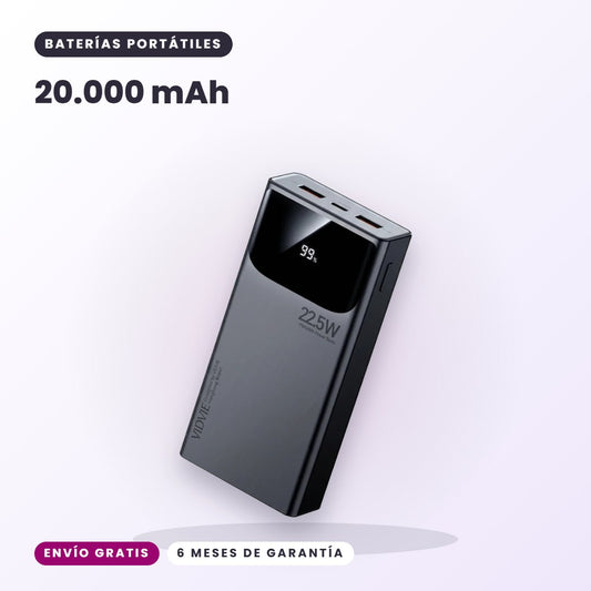landing 1 - Power Bank VIDVIE 20.000 mAh