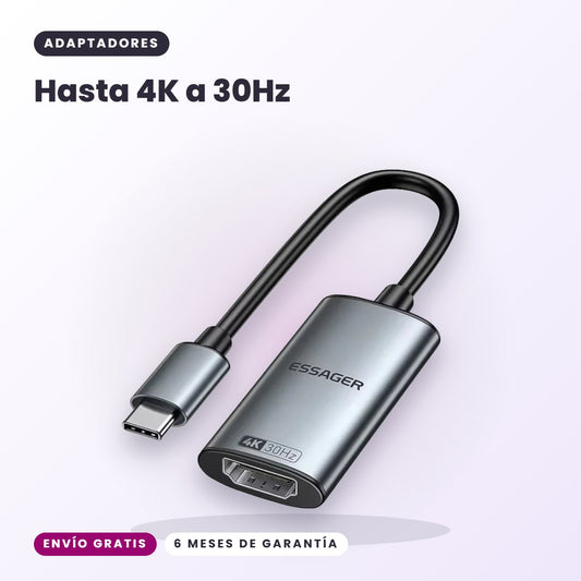 landing 1 - Adaptador USB-C a HDMI 4K