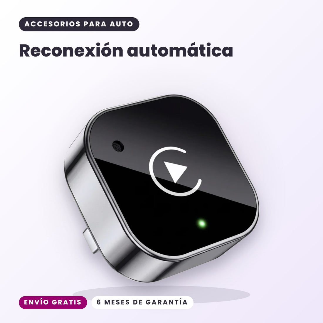 Adaptador CarPlay y Android Auto Inalámbrico 2 en 1