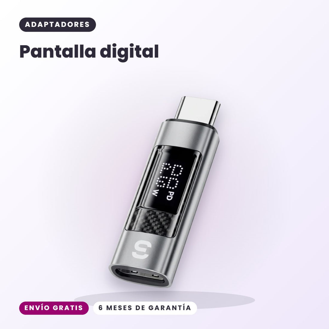 Adaptador ESSAGER Lightning a Tipo-C OTG 60W