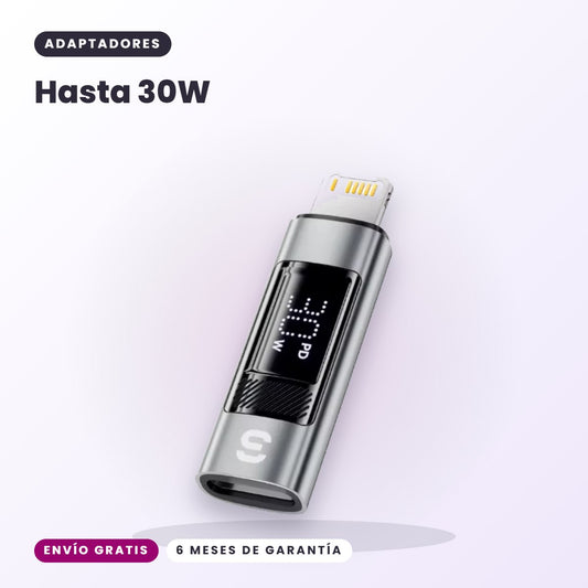 landing 1 - Adaptador Tipo-C a Lightning 30W